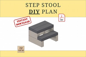 Step Stool DIY Plan- Instant PDF Download! - Etsy Canada