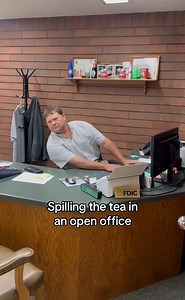 Have to keep Brad in the loop🫖 #officehumor #banking #ExperienceEureka | Eureka Savings Bank