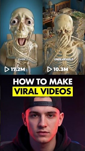 How to Make Viral Skeleton Educational Videos (Step-by-Step Guide) #shortsfeed #aishorts