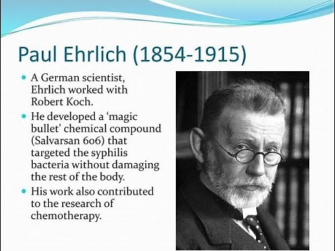 Biography of Paul Ehrlich and his explorations in histology, hematology, chemotherapy and immunology