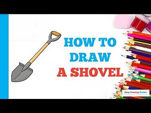 How to Draw a Shovel: Easy Step by Step Drawing Tutorial for Beginners