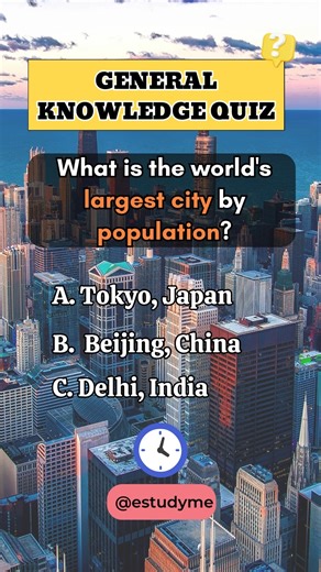 General knowledge quiz. Practice Toeic free at website https://estudyme.com/toeic-testpro/ ------------ 🌐 Website: https://estudyme.com/ 📩 Email: info@estudyme.com ▶️ Tiktok: https://www.tiktok.com/@toeictestpro | Estudyme - Practice for TOEIC Test Pro