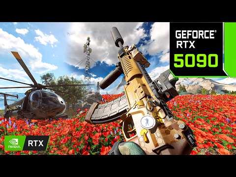 Battlefield 6 : RTX 5090 32GB + AMD Ryzen 7 9800X3D ( 4K OVERKILL Graphics DLSS ON )