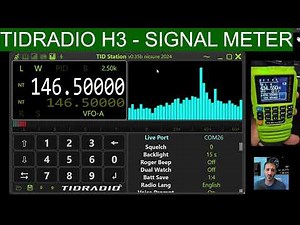 TIDRADIO H3 - WATERFALL & SPECTRUM