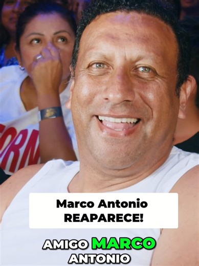 Marco Antonio reaparece en la feria con humor