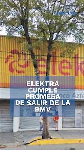 Elektra sale de la Bolsa Mexicana de Valores #shorts