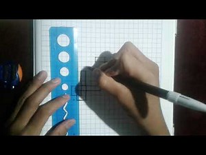 cómo dibujar un muslo de pollo de minecraft en hoja de cuadro