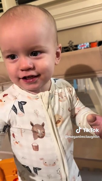 Our new trick is blowing bubbles 😂 He did this all night long. 😅 #boymom #mama #ftm #hey