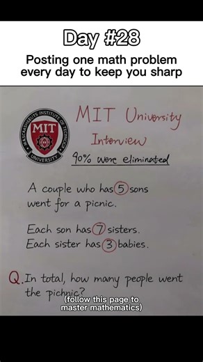 MIT Entrance Quiz #maths