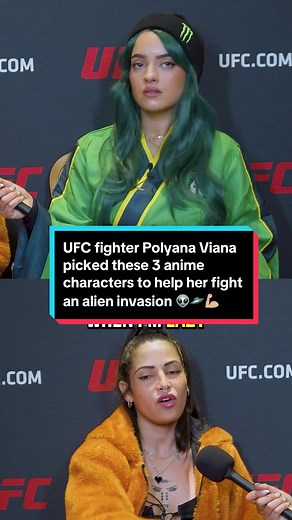 UFC Fighter Polyana Viana's Anime Characters for Alien Invasion