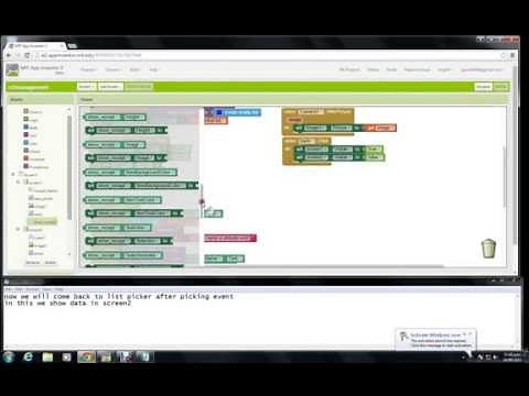 App inventor 2 Tutorials to make paperless Receipt Management App