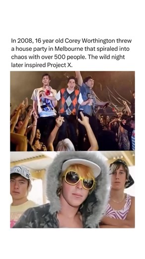 View My Story!👀 | In 2008, 16-year-old Corey Worthington made headlines in Melbourne after throwing a house party that spiraled out of control. While his... | Instagram