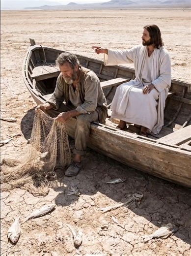 Miraculous Catch: Jesus Guides Us to Dry Sand