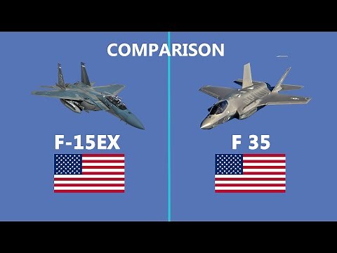 Comparison of the USA-built F35 and F-15EX.Two powerful fighter jets