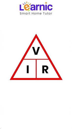 Ohm’s Law Triangle Trick #shorts #learnic #education