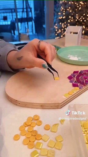 Creating a Unique Cloud Mosaic Table Design