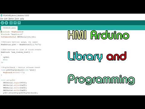 Part 6. HMI Arduino library and Programming