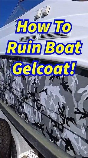 Restoring (Or Ruining) Boat Gelcoat With KBS DiamondFinish And A Paint Brush