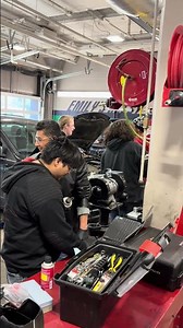 Grease, grit, and real-world training. Our Automotive Service program behind the scenes! 🔥