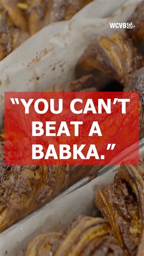 Chronicle on WCVB TV (ABC/Hearst) on Instagram: "Cinnamon takes no backseat… but chocolate wins.... At BAKEY (@bakeybabka ) in downtown Boston, every babka is a labor of love — handmade from start to finish. High-end chocolate is spread by hand, dough is sliced, weighed, braided, and baked into layers of flaky, gooey perfection. They bake more than 10 flavors, including pistachio and a holiday-only panettone-inspired babka. More tricks to the perfect babka at link in bio. What flavor do YOU love