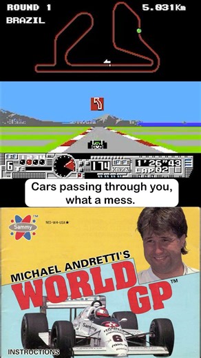 This NES Racing Game Has NO Collision Detection 🏎️ #nes #retrogaming #racinggame