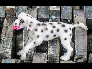 Shredding a Dog! Dalmation Falls into Shredder