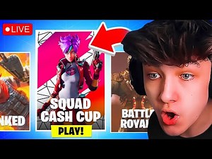 🔴LIVE! - WINNING *SQUAD* CASH CUP! (Fortnite Tournament)