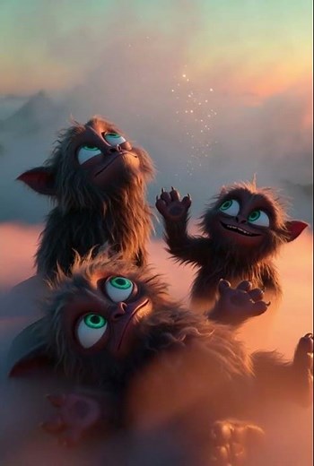Furry Monsters at Dawn 🌄💃✨ Ultra-Cute 3D Animation