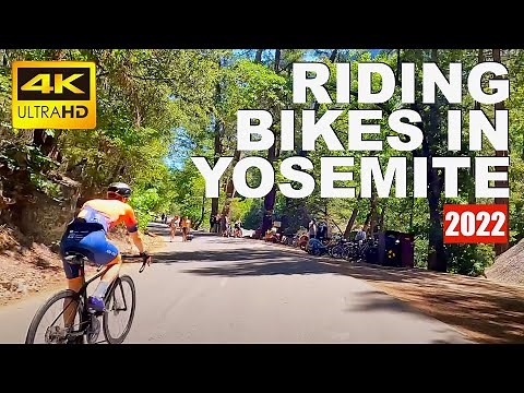 Yosemite National Park Bike Ride in 4K HDR | See Mirror Lake, Curry Village, Half Dome POV GO PRO