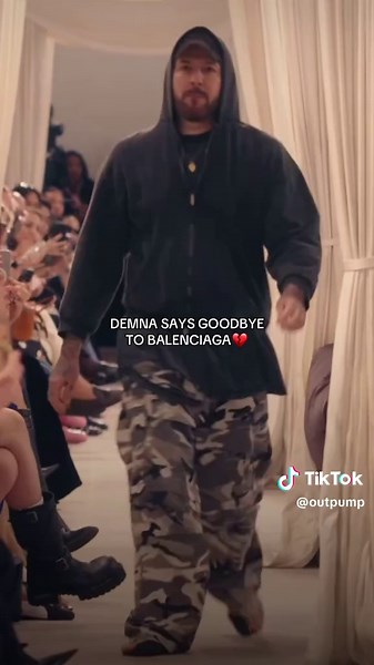 Demna Says Goodbye to Balenciaga with an Emotional Bow