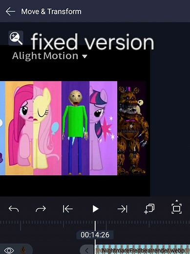 Fixed final version of this, it's the syncing that was messed up on this that I had to fix. #mlp #baldi #mylittlepony #fnaf #twitter