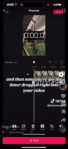 Tutorial: how to add a timer or stopwatch in your TikTok video #tiktoktimer #tiktokstopwatch #timedvideo #timertutorial #tutorials #fyp #howto #challenges #timedchallenge