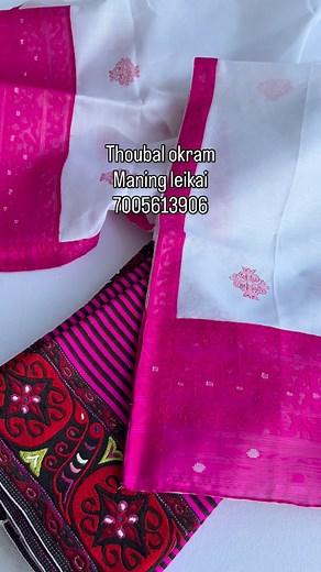 Aphutpi phijin nappi enaphee Phigesabi khwang phanek. Home Delivery service available International shipping available. 917005613906 ThoubalOkram maning leikai Home based *DM us to know the price. *We maintain price confidentiality to support our wholesale business model. *please confirm your order on watsapp 917005613906 and share your delivery details. #handwoven #manipurhandloom #manipurweaves #manipurweaverscreation #manipurhandloomtrends #manipurhandloomindustry #manipurhandloomproducts | D