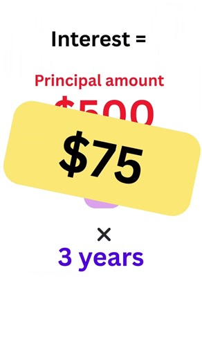 Simple Interest EXPLAINED Simply #shorts #education