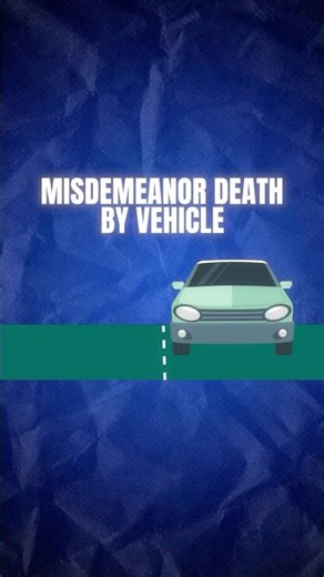 This driving mistake can change your life | Misdemeanor Death by Vehicle