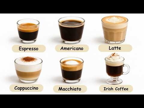 Every Famous Coffee Drinks Explained in Minutes