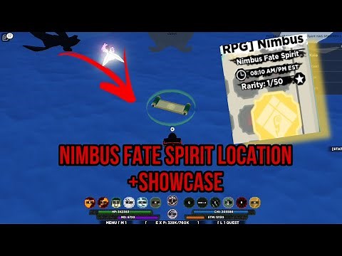 (SHINDO LIFE) Nimbus Fate Spirit Spawn Location + Showcase! Shinobi Life 2