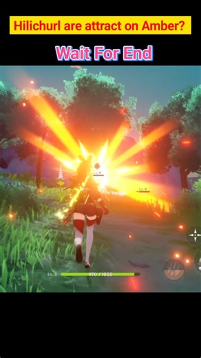 AMBER TRAPPED! 🏹 Hilichurl Squad Ambush! #genshinimpact