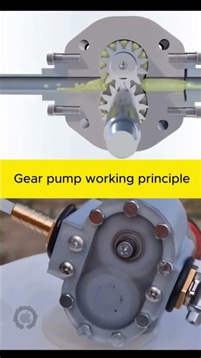 Gear Pump Working Principle #shorts #pump