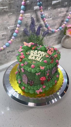 Fairy Garden Cake Tutorial | DIY Enchanted Fairycore Cake