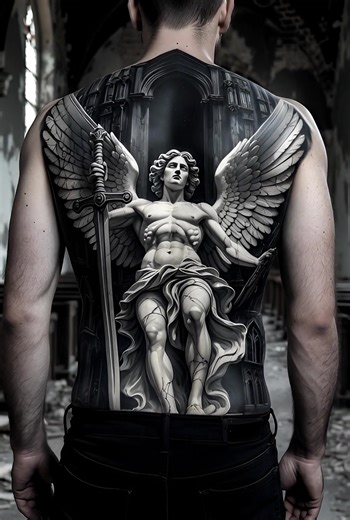 Fallen Angel Tattoo Inspirations and Art