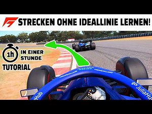 5 tips to quickly learn any track in F1 Games in one hour without using a racing line!
