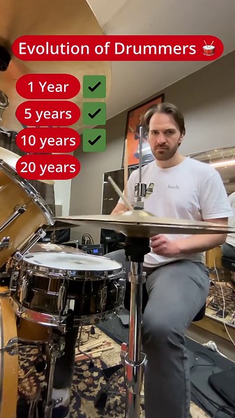 Evolution of Drummers Through the Ages