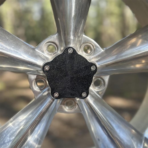 Flat Center Caps for US Mags Standard Wheels – 3D Printed ASA Plastic, Black Textured Finish, Fits Bonneville & Rio Grande - Etsy