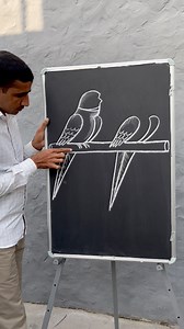 Easy birds drawing tutorial ||🦜👌 #birdart #easyart #viralartists | Artist Naresh kumar