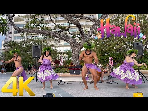 Lovely Hawaiian Hula Dancers show at Ilikai Hotel Waikiki | OAHU | HAWAII