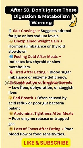 8 Digestion Warning Signs You're Ignoring After 50