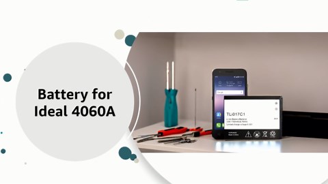 DDONG TLi017C1 Replacement Battery for Alcatel GreatCall Jitterbug Flip Phone, Ideal 4060A (AT&T), Streak 4060O (Cricket)