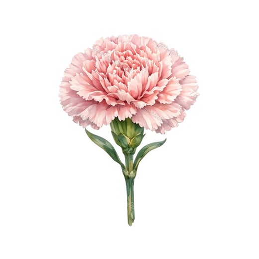 20 Carnation Clipart – Lush Watercolor Blooms, Cards, Nursery Art, and Sublimation Png Downloads, Transparent Background, Commercial Use - Etsy
