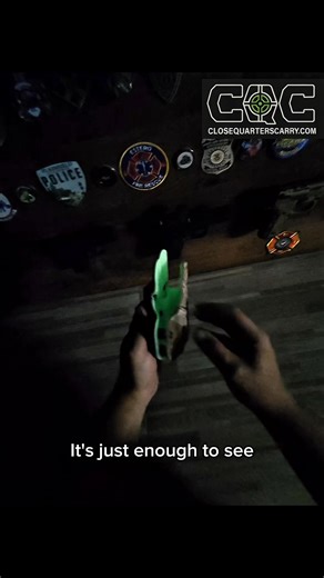 Ever wonder how bright our holsters really glow? This video shows what to expect. We use a similar lume technology found in quality watches—just applied to Kydex. Charge it up with a light source, and it’ll stay visible in the dark for hours. Perfect for keeping track of your gear at night or just adding a unique touch to your setup. 🔦 Current lead time is about 3 weeks, but we’re working hard to bring that down. 📍 CloseQuartersCarry.com | Close Quarters Carry